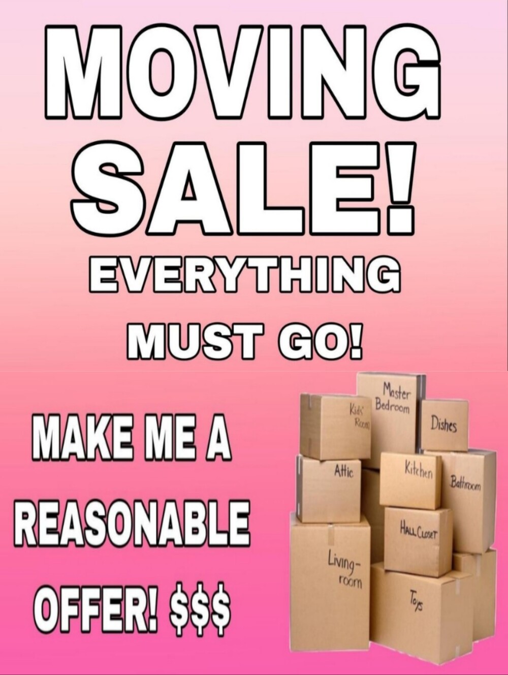 📦 MOVING SALE! @REDVELVETREVEL 📦